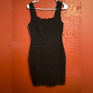 Sexy, lace little black dress